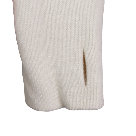 Lacoste Cashmere Wool Blend Turtle Neck 3D Long Sleeve Sweater With Thumb Holes - Picture 10 of 15